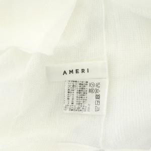 Ameri VINTAGE 21SS LAME TANK VEST SET TOP ベスト タンクトップ 2点セット メッシュ シースルー 白 ホワイト