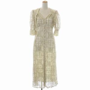 21SS MEDI PALACE EMBROIDERY DRESS 刺繍 ワンピース 七分袖 ロング