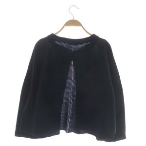 ISSEY MIYAKE 19SS ニット カーディガン 1B 長袖 2 ダークネイビー