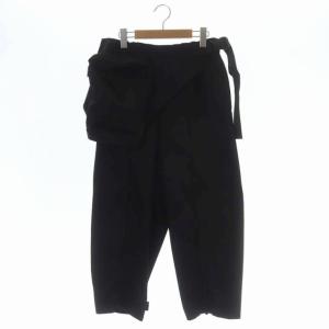 UNPACK THE COMPACT 21SS バッグ付き ナイロンパンツ テーパード 2 ブラック