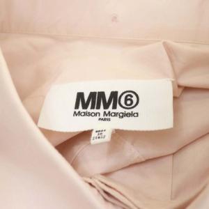 Martin Margiela MM6 2WAY シャツ ワンピース ロング 長袖 46 ライトピンク