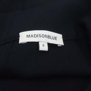 MADISONBLUE BOTTLE SK W/RY タイトスカート ボトルライン ロング スリット ウール 0 ダークネイビー