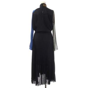sacai 21AW プリーツ切り替え ワンピース ハイネック 2 カーキ