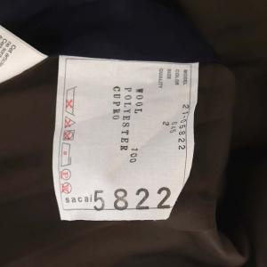 sacai 21AW プリーツ切り替え ワンピース ハイネック 2 カーキ