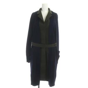 21AW Suiting Mix Cardigan ロングカーディガン 2 カーキ