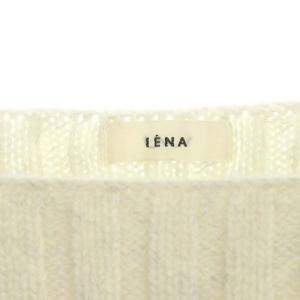 IENA 21AW RIBボートネックプルオーバー ニット セーター 長袖 ラグランスリーブ オフホワイト