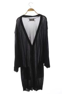 Martin Margiela 1 スリーブオープン デザイン シアー カーディガン 長袖 ロング M ブラック