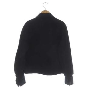 Y's ヨウジヤマモト ダメージ加工デザイン ライトジャケット コットン 2 黒 ブラック