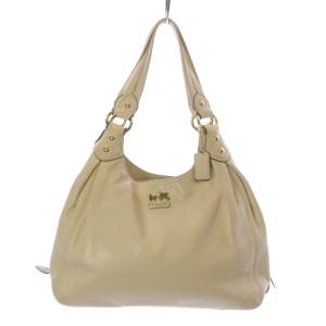 マディソン マギー トートバッグ ハンドバッグ レザー アイボリー 14336