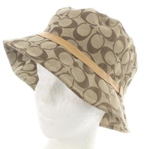 COACH 帽子 シグネチャー ハット P/S べージュ