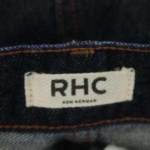 Ron Herman RHC インディゴハイウエストデニムパンツ ジーンズ ワイドストレート 24 インディゴブルー