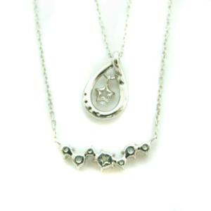 4℃ 20AW ノエルスカイ 2点セット クリスマス限定 ネックレス ストーン SILVER シルバー