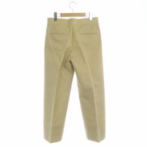 Drawer スリムパンツ ストレート クロップド 36 ベージュ