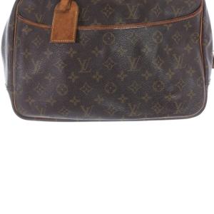LOUIS VUITTON M47270 モノグラムドーヴィルバッグ ハンドバッグ ロゴ ブラウン