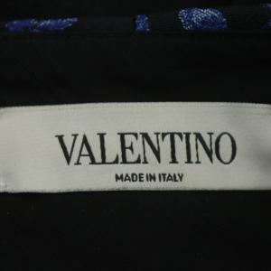 VALENTINO 2020年 ショートパンツ 刺繍 38 黒 青 ブラック ブルー