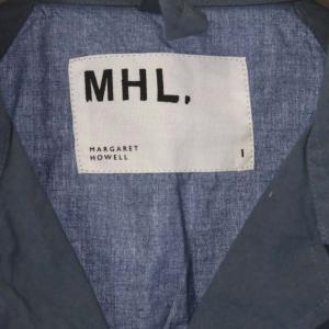 MHL. オープンカラーシャツ コットン リネン 半袖 1 ブルー