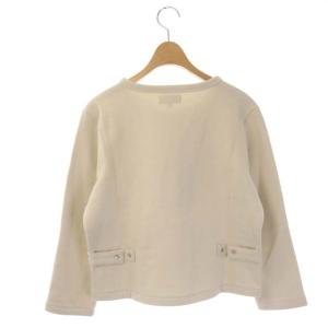 agnes b. CARDIGAN カーディガンプレッション スウェット 長袖 3 ライトグレージュ