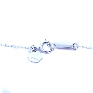 4℃ 2019年クリスマス限定 ネックレス アクセサリー K10 ストーン ホワイトゴールド