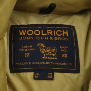 WOOLRICH 1602160 アークティックパーカー ダウンジャケット ジップアップ USA 3XS キャメル