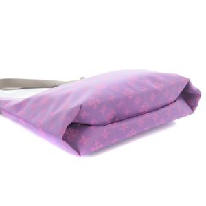 russet モノグラムリバーシブルショルダーバッグ 紫 パープル