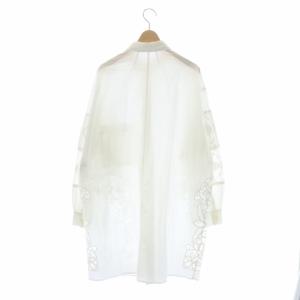 Plage 22SS Craft lace クラフト レース シャツ チュニック ブラウス コットン 長袖 ホワイト