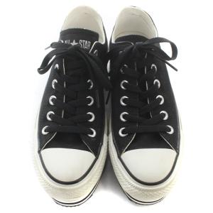 CONVERSE ALL STAR CHUNKYLINE OX 厚底スニーカー キャンバス 23.5cm 黒