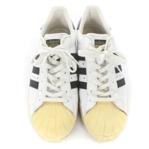 adidas Originals SUPERSTAR 80s スニーカー レザー ローカット 27.5cm ホワイト