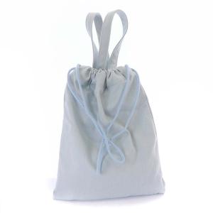 BRIEFING DRAWSTRING POUCH M ハンドバッグ 巾着 ライトブルー