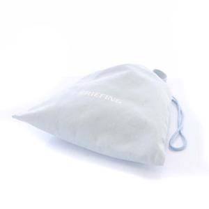 BRIEFING DRAWSTRING POUCH M ハンドバッグ 巾着 ライトブルー