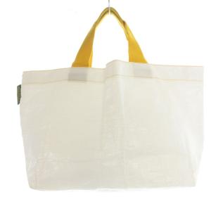 Hervé Chapelier マルシェバッグ 舟形トートバッグ ハンドバッグ 白 ホワイト 2014PP