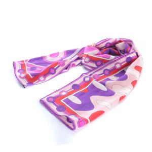 Emilio Pucci スカーフ シルク ピンク レッド パープル