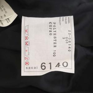 sacai 22SS LEOPARD PRINT SKIRT プリーツスカート レオパード柄 3 ダークグレー