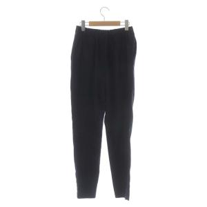 ENFOLD 22SS リネンライク ゴムジョッパーズ パンツ イージー テーパード タック 40 ダークネイビー