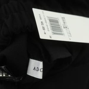 ADORE 20SS ハイツイストポンチパンツ ストレート 38 ブラック