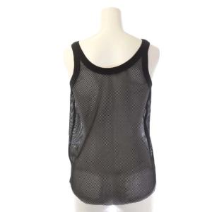 Ameri VINTAGE 22SS MESH MINIMAL TANK TOP メッシュタンクトップ カットソー ノースリーブ F 黒 ブラック