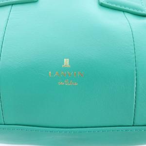 LANVIN en Bleu クルール ハンドバッグ ショルダーバッグ 2way フェイクレザー グリーン SH