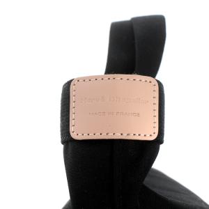 Hervé Chapelier コーデュラ 舟型 M トートバッグ ナイロンキャンバス ブラック 707C