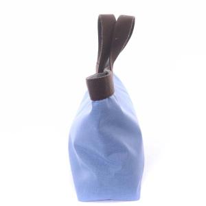 Hervé Chapelier コーデュラスクエアトートバッグ ハンドバッグ 704C B5サイズ ブルー