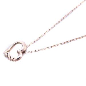 4℃ ネックレス ペンダント ストーン K10 ゴールド