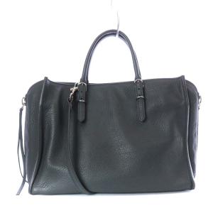 BALENCIAGA 370926 ペーパー A6 ジップアラウンドバッグ 2way カーフレザー ダークグレー