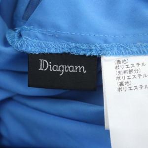 GRACE CONTINENTAL サークルレースフレアスカート ロング マキシ丈 38 ライトブルー