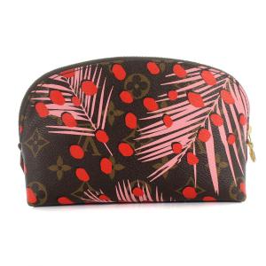 LOUIS VUITTON M41425 モノグラム ジャングルドット ポシェット ピンク