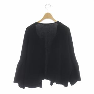 ADORE ドライアセテートカーディガン 長袖 38 紺 ネイビー