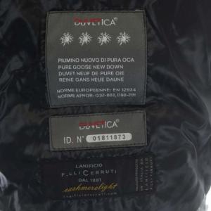 DUVETICA ダウンジャケット フード ジップアップ ウール 40 グレー