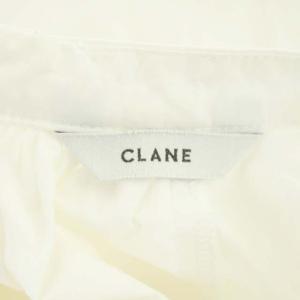 CLANE 21AW VOLUME GATHER BALLOON SLEEVE TOPS チュニック シャツ 七分袖 ギャザー フレア