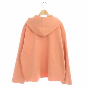 Ron Herman フード付パーカー ニット プルオーバー 長袖 S オレンジ