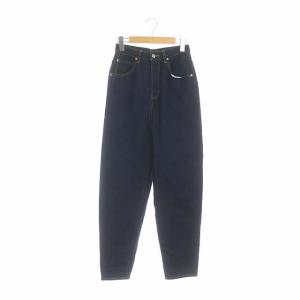 Oval U デニムパンツ ジーンズ テーパード サルエル 36 濃紺 インディゴ