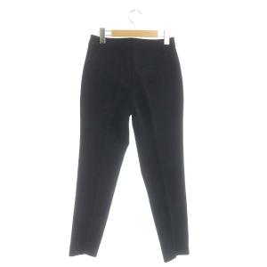 ENFOLD テーパードパンツ タック アンクル丈 36 紺 ネイビー