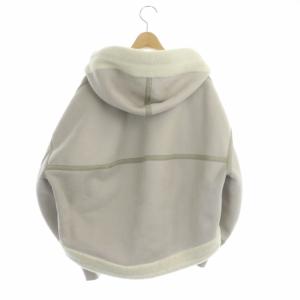 nagonstans エコムートン リバーシブルジャケット 36 ライトグレー 470BA230-6210