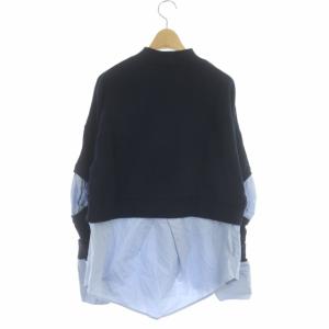 nagonstans 20SS 470DS980-5420 ソフトスウェット シャツコンビ プルオーバー 長袖 38